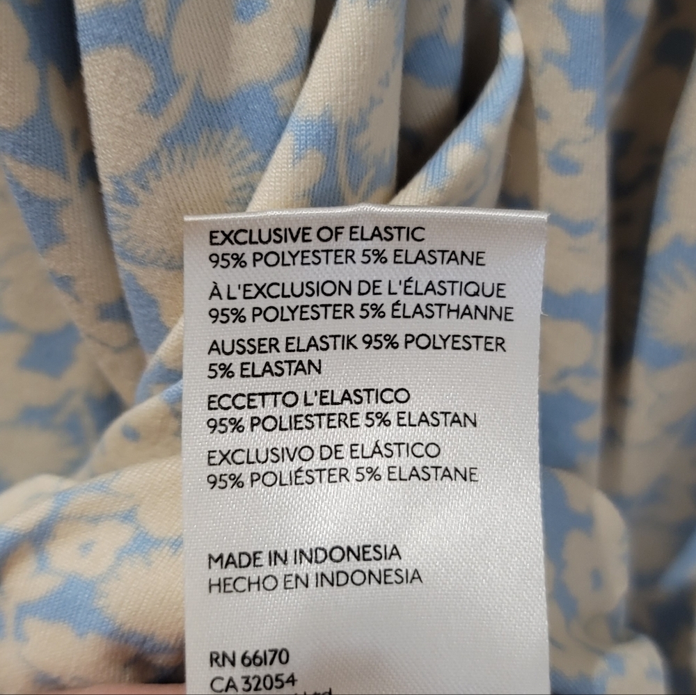 Urban Outfitters Georgina Smocked Floral Mini Dress Blue XS - Picture 13 of 13